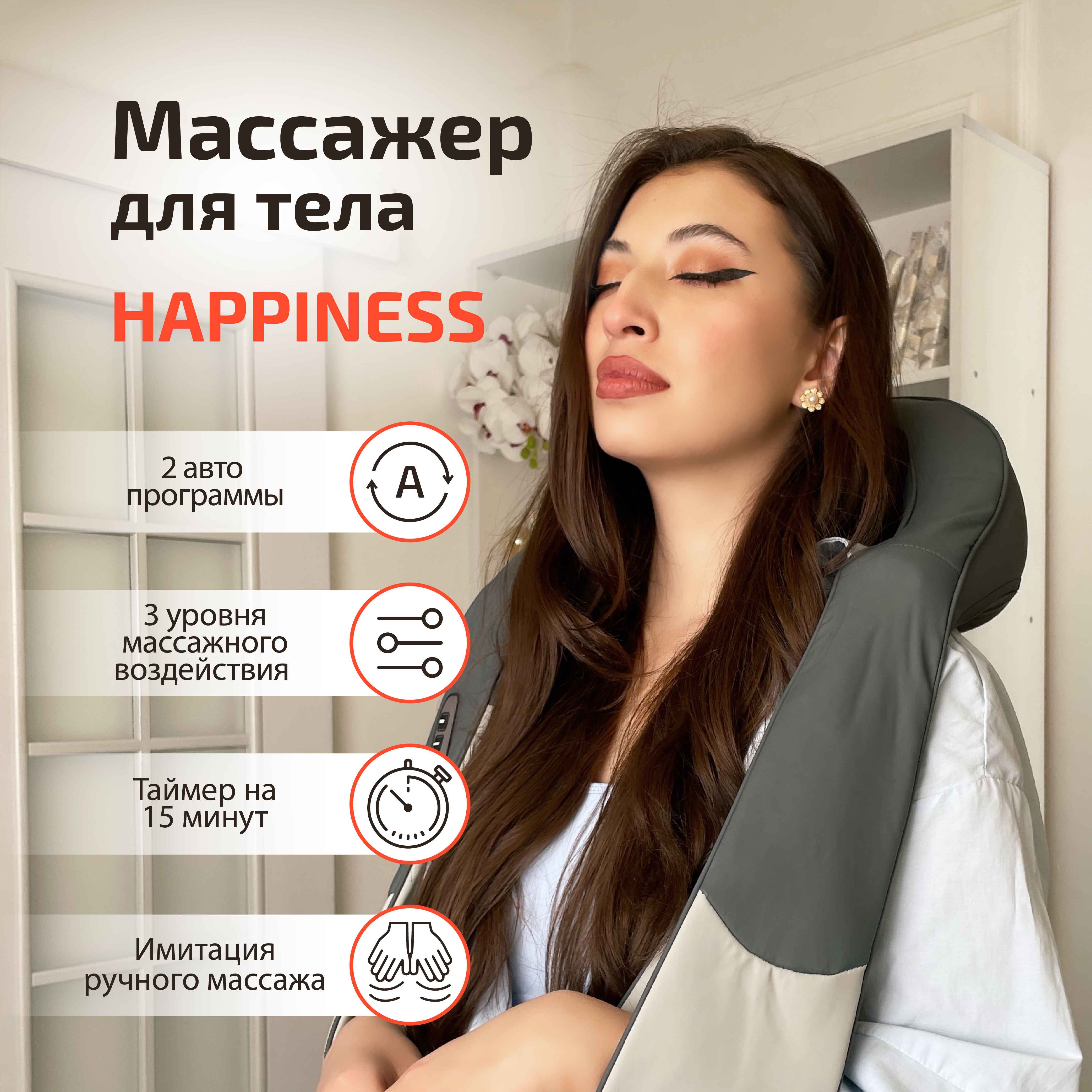 Купить RELAXY Массажер для шеи и плеч Happiness в кредит в Алматы ...
