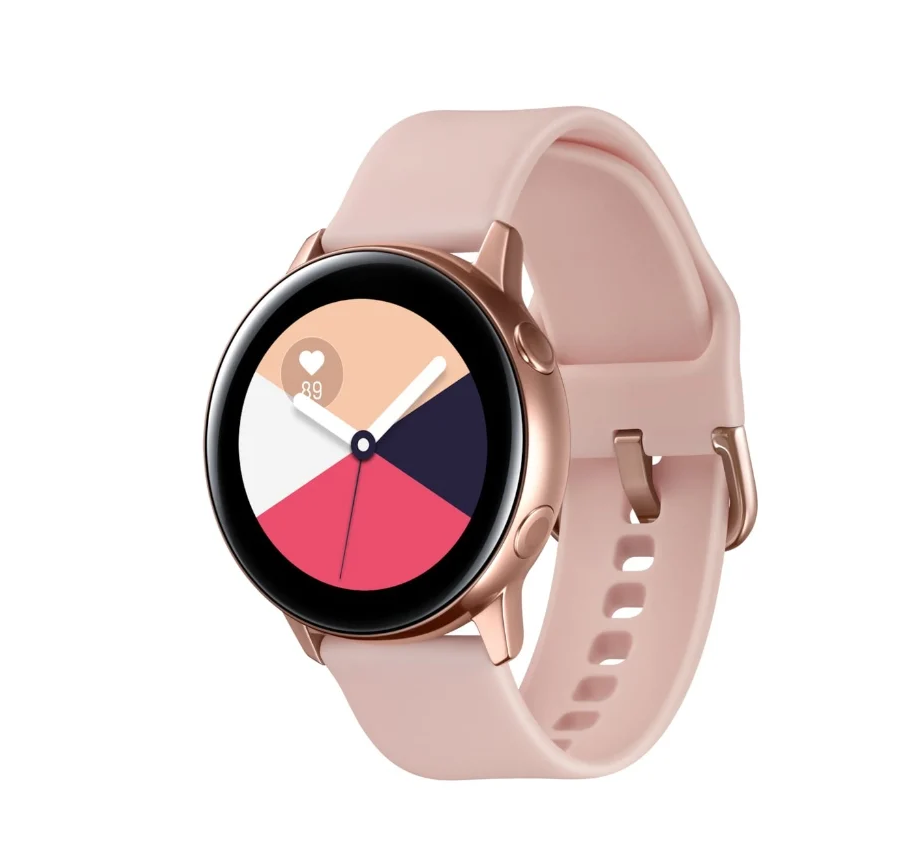 Купить Samsung Galaxy Watch Active SMR500 Gold Rose в кредит в Алматы
