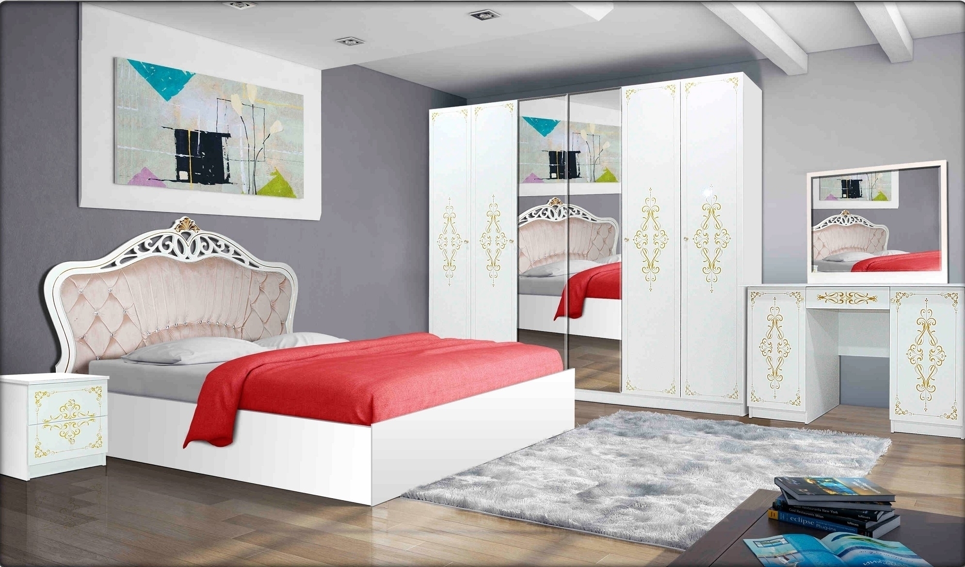 Купить Elegant Марелла 6Д белый в кредит в Алматы – Kaspi Магазин