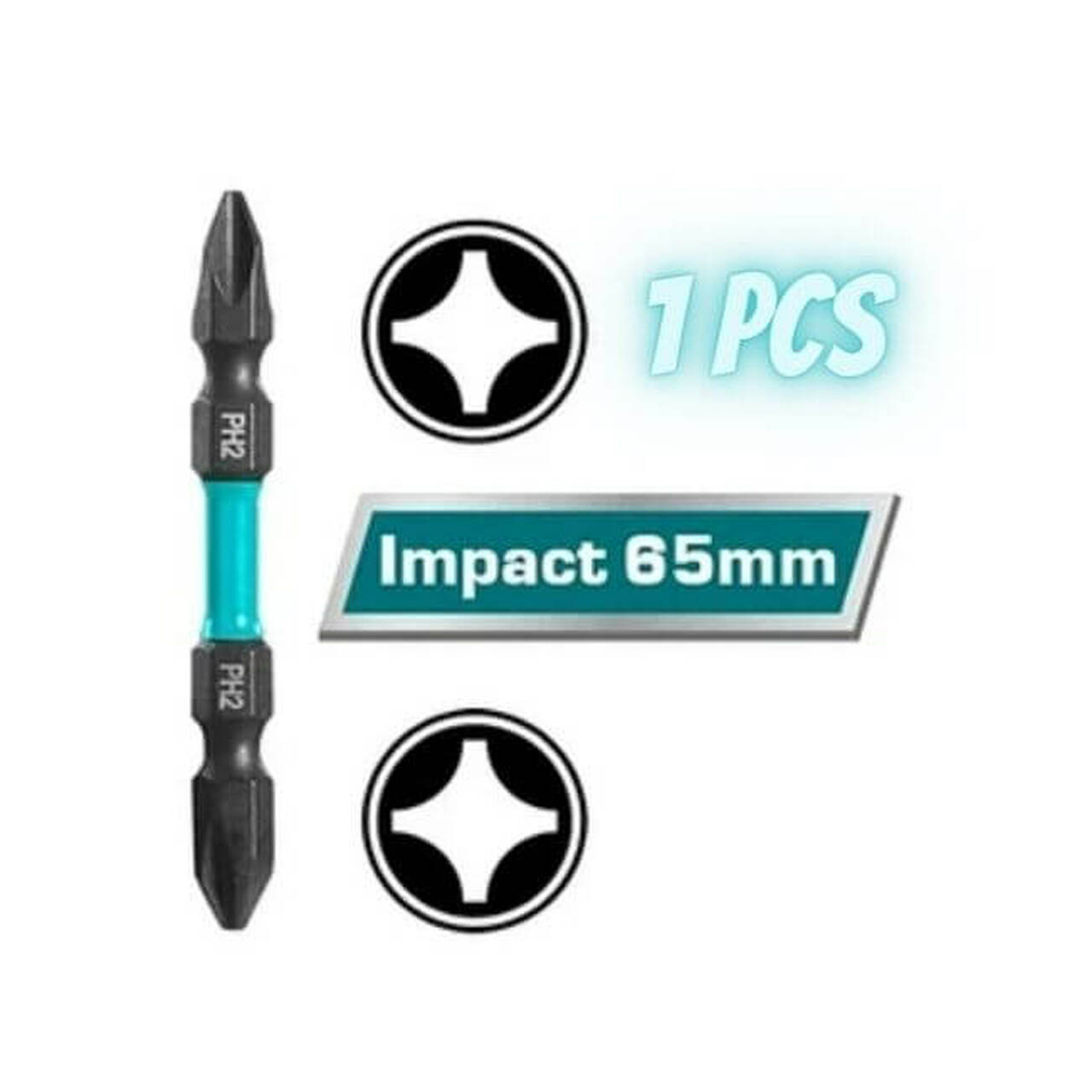 набор бит двухсторонних ph2/ph2 10шт (45мм). биты тотал. отвертка total thids1301 размеры. отвертка total 15 шт tacsd30156 артикул: 721207 в избранное. Tacsd302462 total.