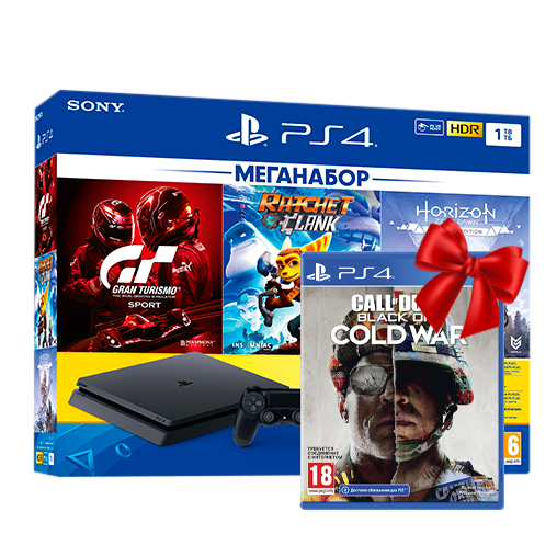 Купить Sony PlayStation 4 Slim 1TB + Gran Turismo Sport, Ratchet and ...