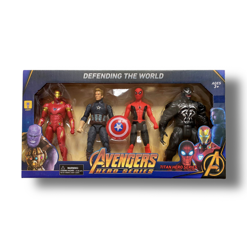 Купить Фигурка Мстители Avengers Набор Супергероев 001 15 см в кредит в ...