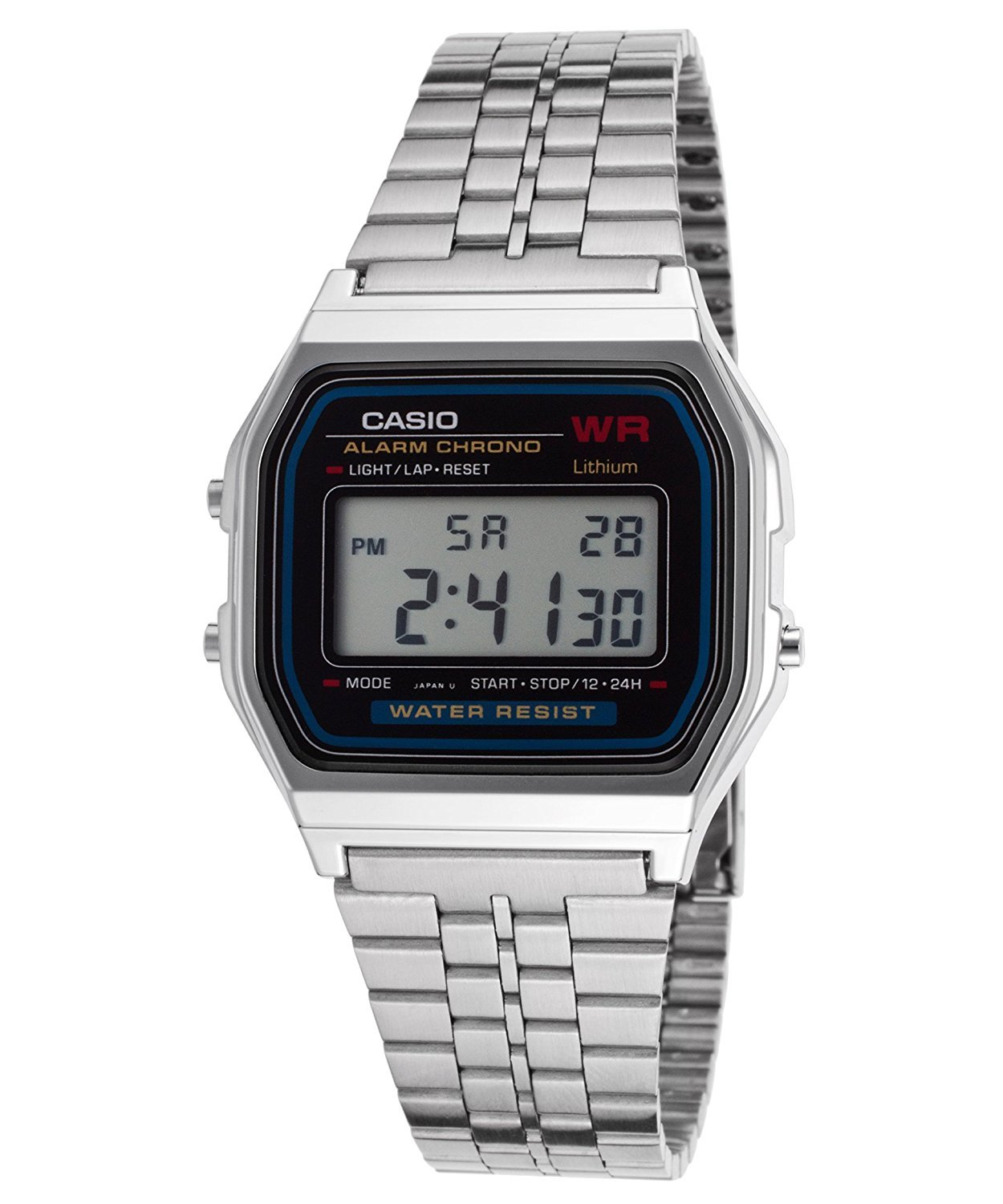 Купить CASIO A159WA-N1DF черный, серебристый в кредит в Алматы – Kaspi ...
