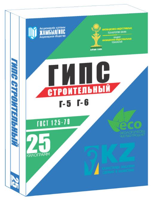 Купить Жамбылгипс гипс строительный 001757 25 кг в кредит в Алматы ...