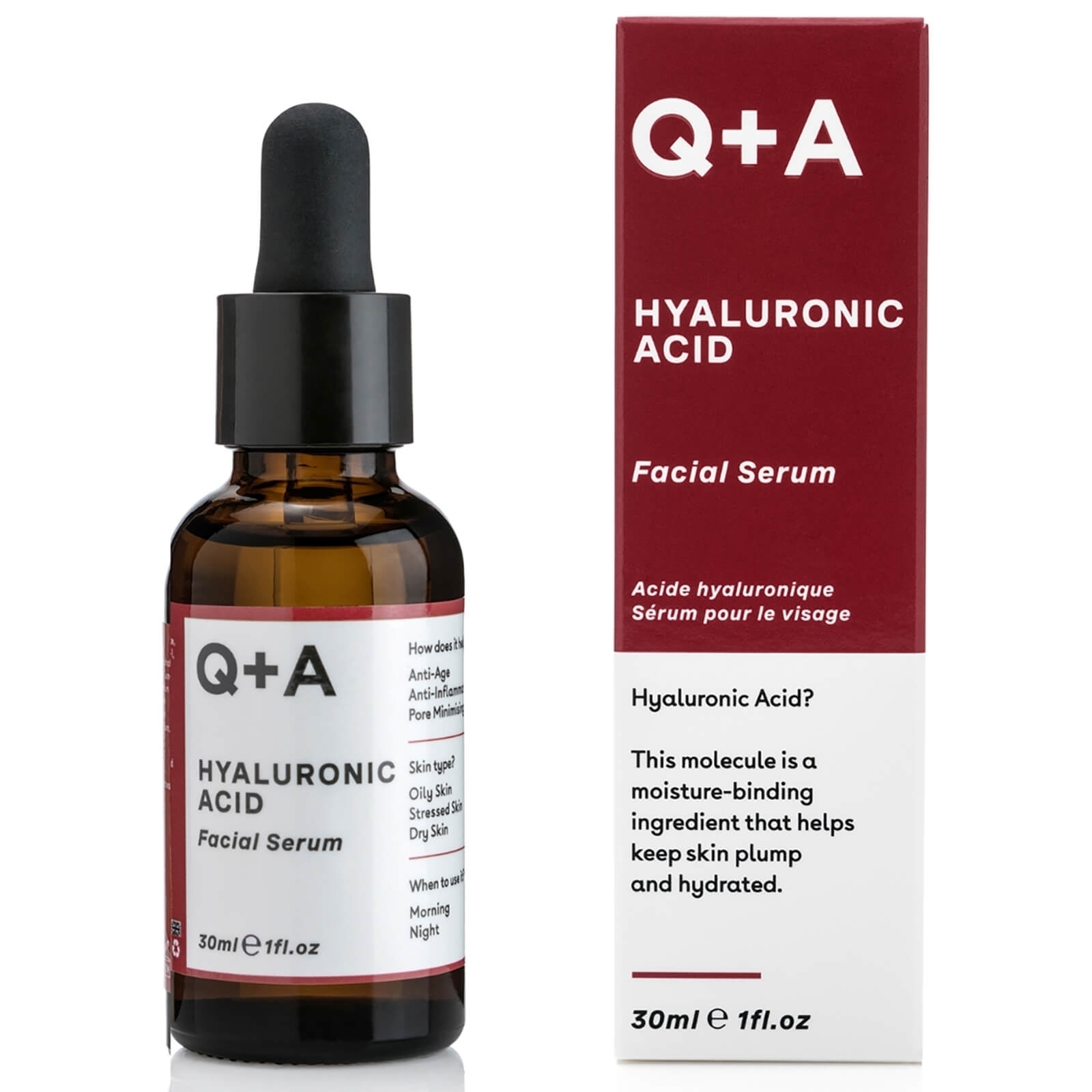 Купить Q+A сыворотка Hyaluronic Acid Facial Serum для лица 30 мл в ...