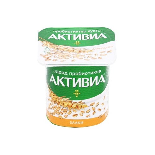 Купить Йогурт Danone Активиа отруби злаки 2.9% 120 г в кредит в Алматы ...