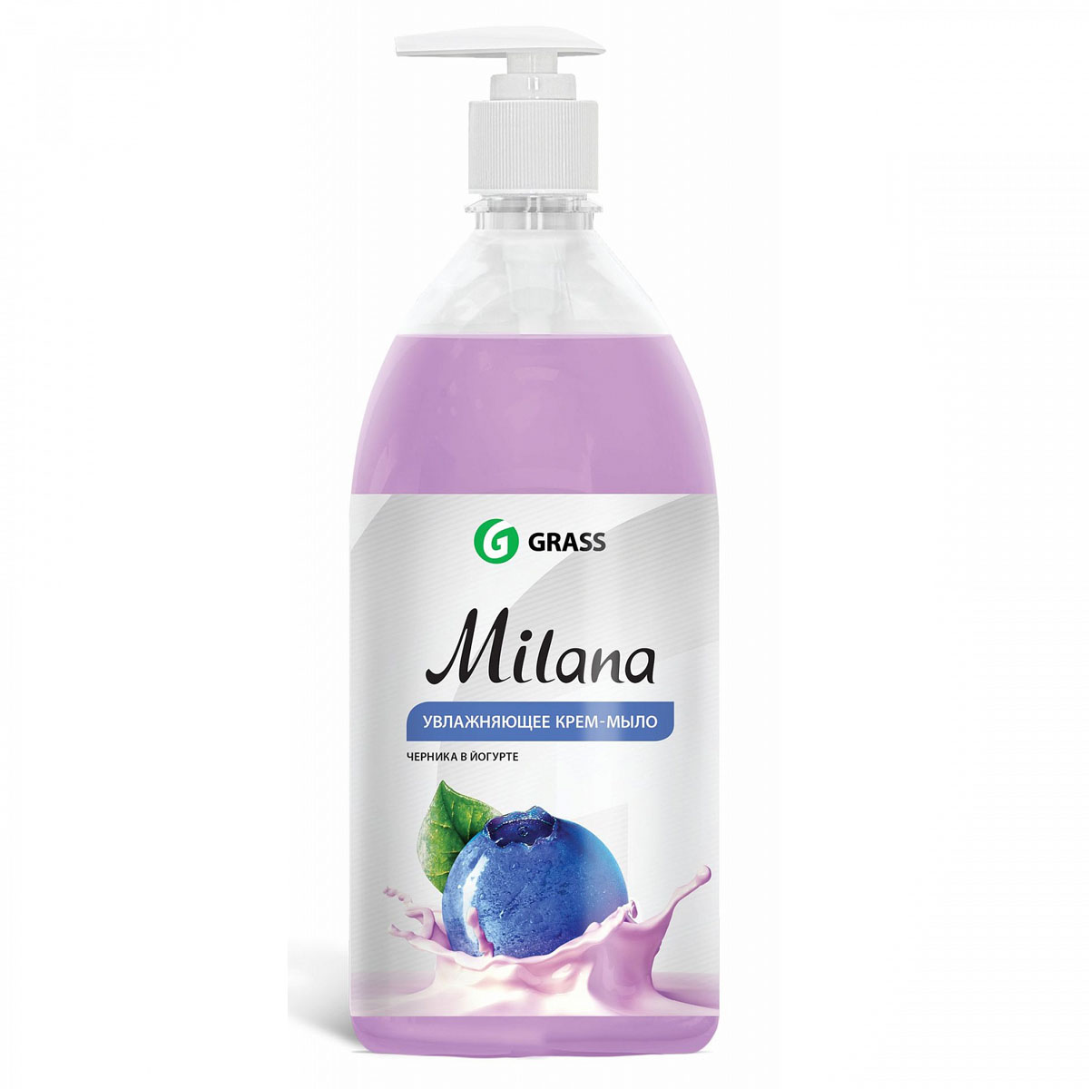 Купить Жидкое мыло туалетное Grass Milana Черника в йогурте 1 л в .