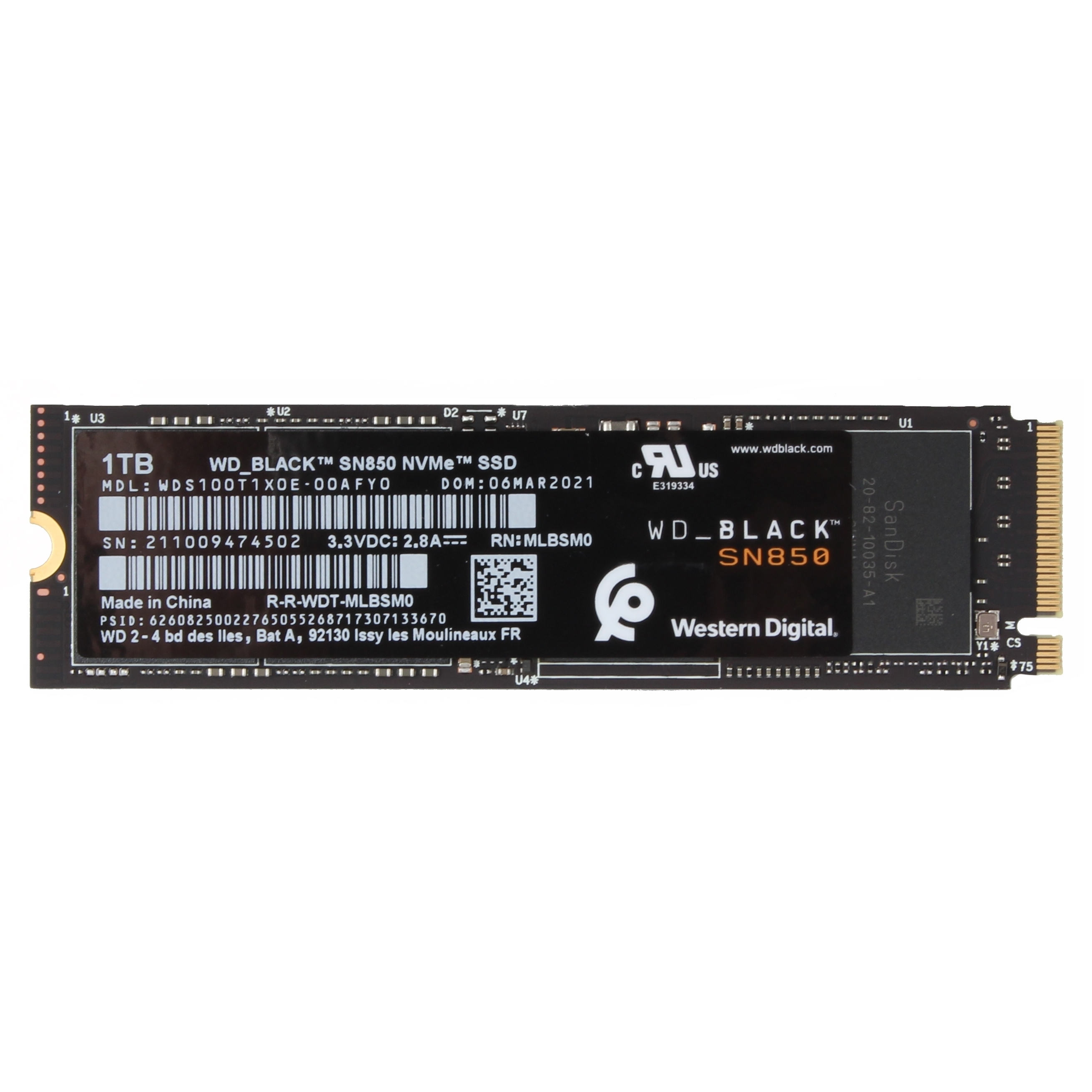 Купить Western Digital Black SN850 1TB в кредит в Алматы – Kaspi Магазин