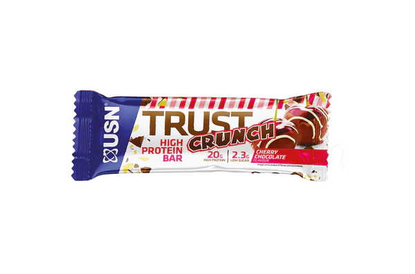Купить USN Trust Crunch батончик протеиновый со вкусом вишня, шоколад ...