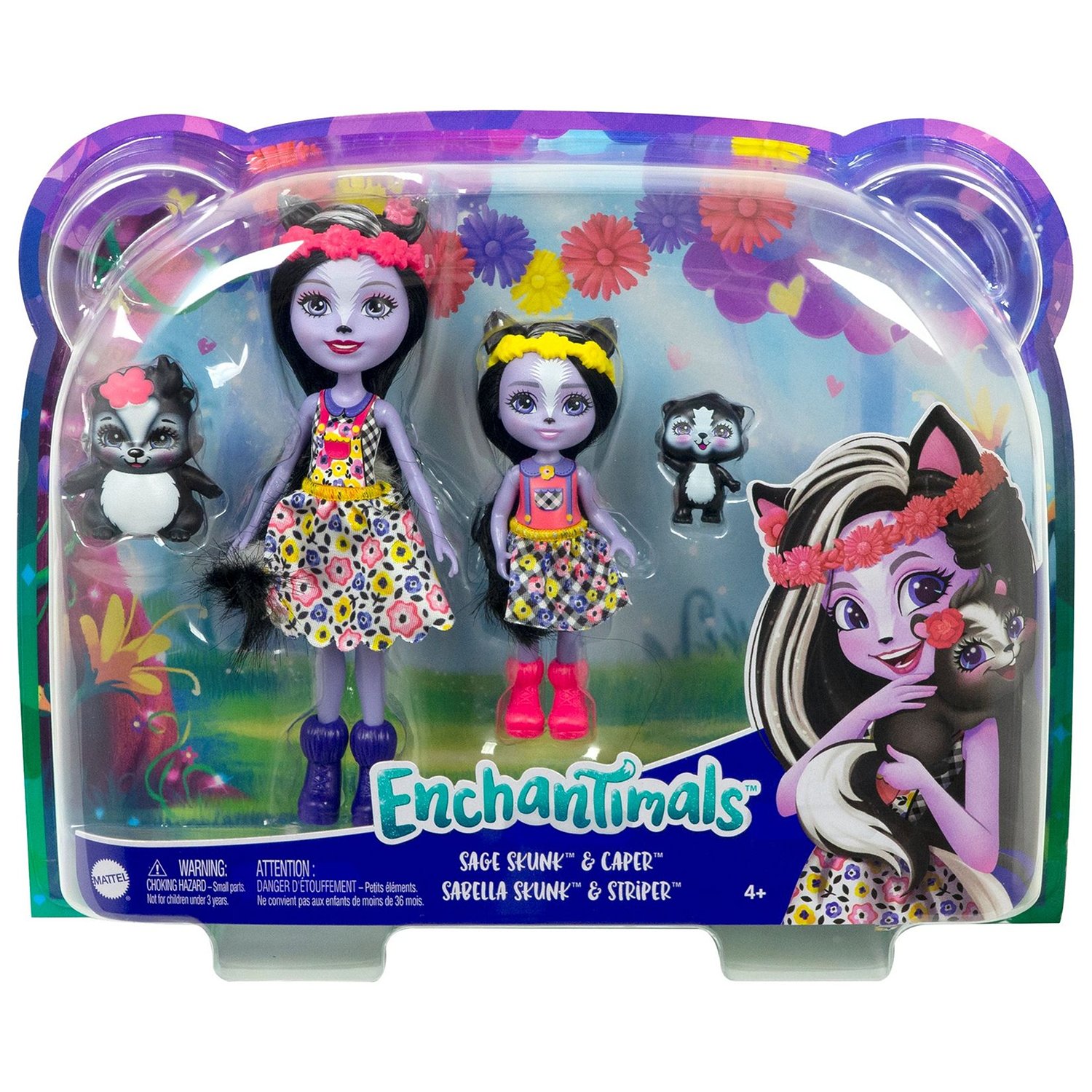 Купить Кукла Enchantimals Сейдж и Сабелла Скунс HCF82, 15 см в кредит в ...
