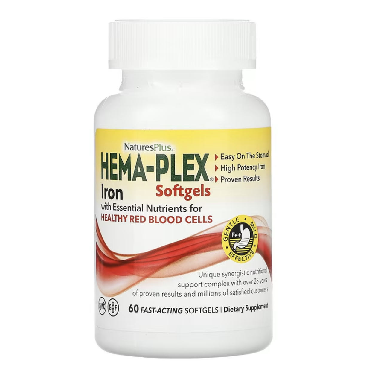 Купить Nature's Plus Hema-Plex Iron комплекс с железом капсулы 60 шт в ...