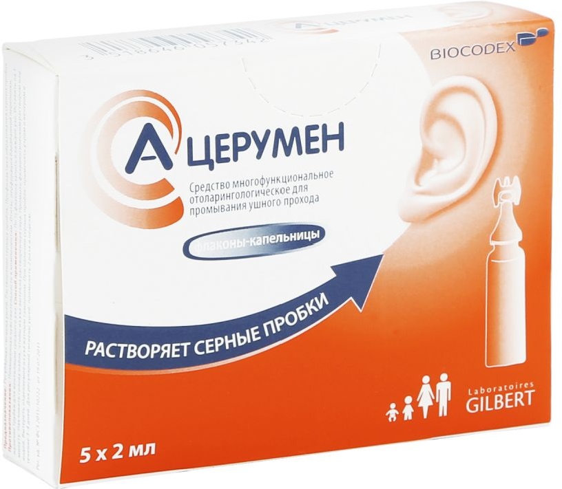 А-ЦЕРУМЕН 2мл N5 капли ушн