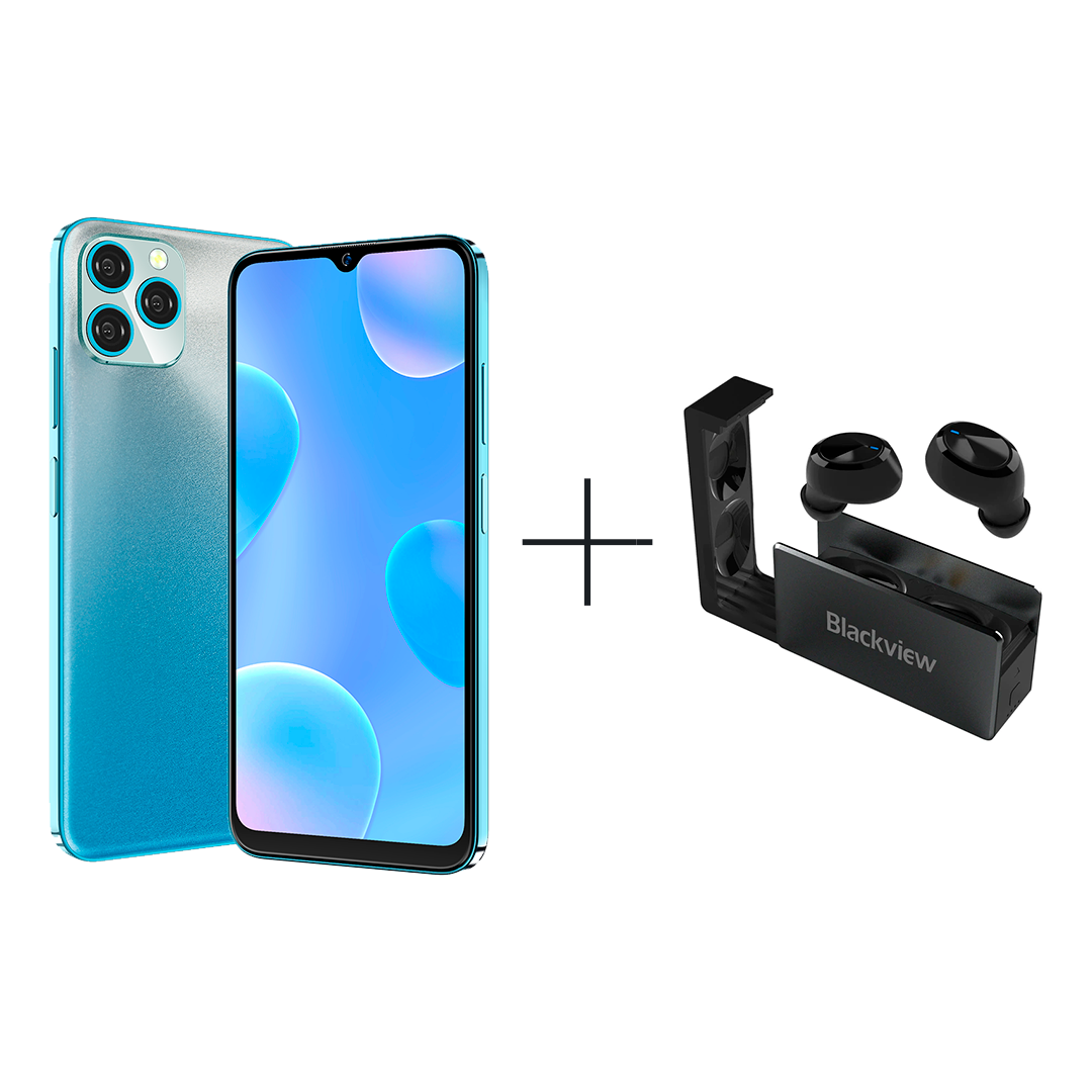 Купить Blackview A95 8 ГБ/128 ГБ голубой + Blackview AirBuds 2 в кредит ...