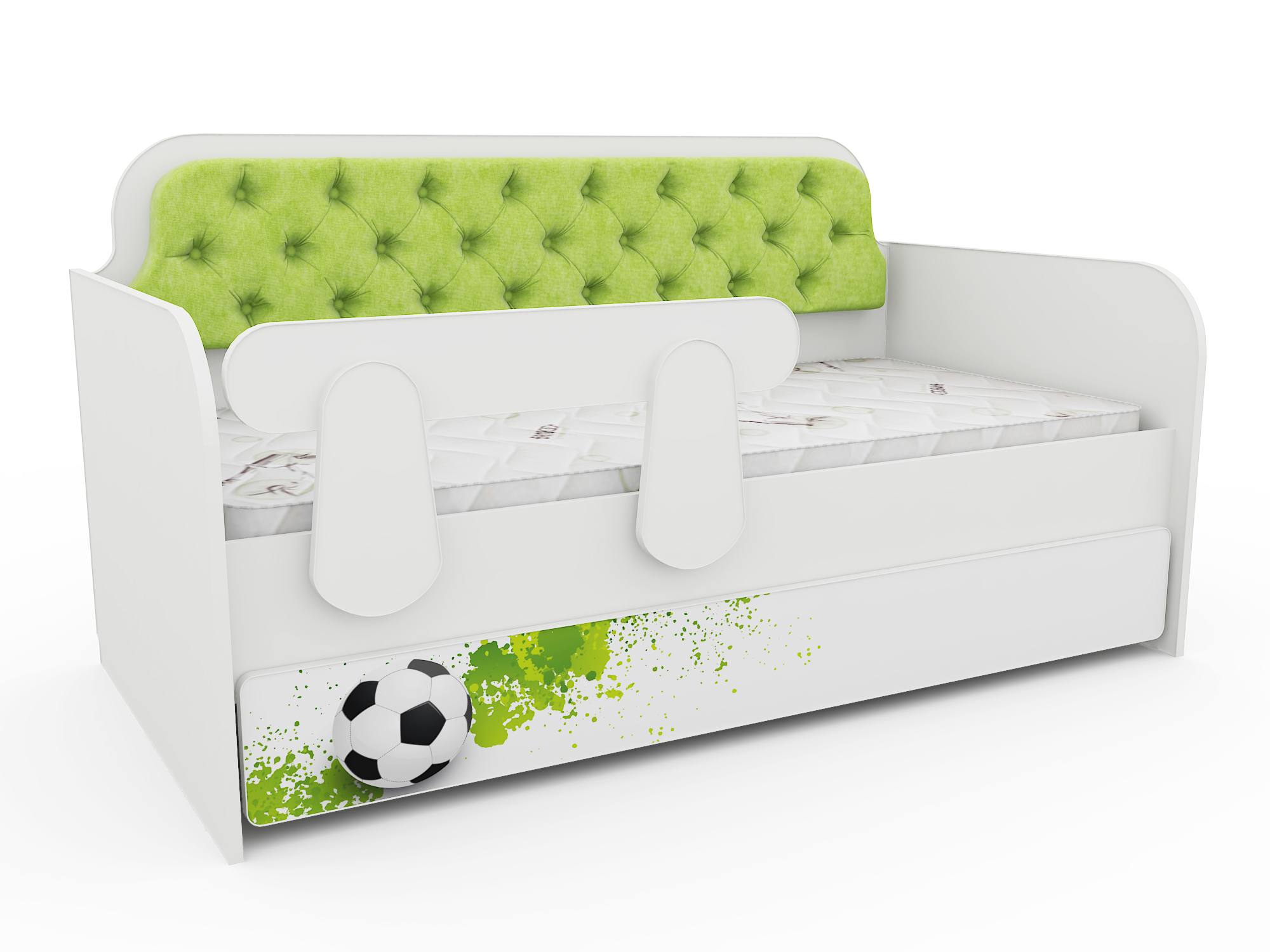 диван детский чижик-2 с бортиками. детская кровать 160 на 80. маленький детский диванчик.