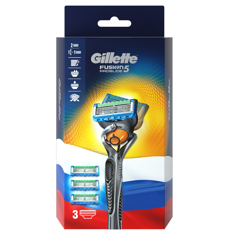 Купить Gillette Fusion5 ProGlide бритвенный станок, сменные кассеты 4 ...