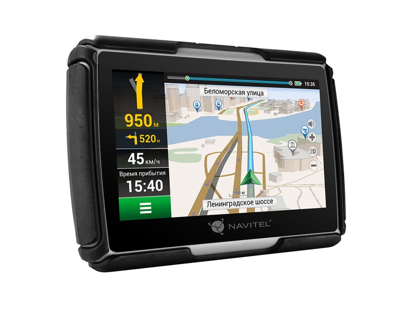 Купить GPS навигатор Navitel портативный G550 Moto черный в кредит в ...