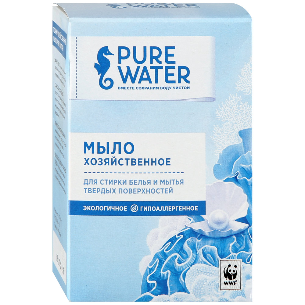 Купить Кусковое мыло хозяйственное Pure Water для стирки белья и мытья ...