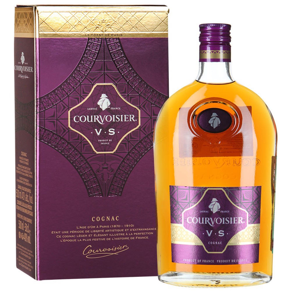 Купить Коньяк Courvoisier Vs 40% 500 мл в кредит в Алматы – Kaspi Магазин