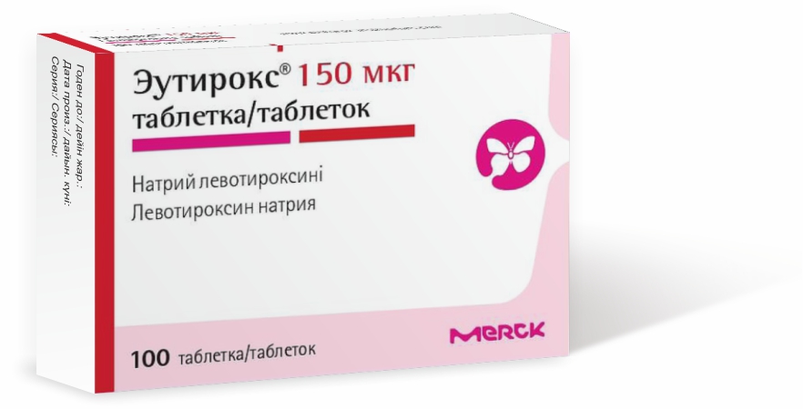 Купить Эутирокс таблетки 150 мг 100 шт в кредит в Алматы – Kaspi Магазин