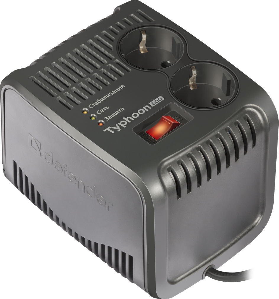 Купить Стабилизатор напряжения Defender AVR Typhoon 600 в кредит в ...