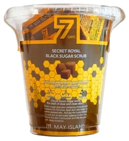 Купить May Island скраб для лица 7 Days Secret Royal Black Sugar Scrub ...