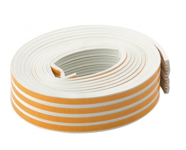 Купить Сибртех Уплотнитель, 12 м, профиль "E", белый, Россия в кредит в ...