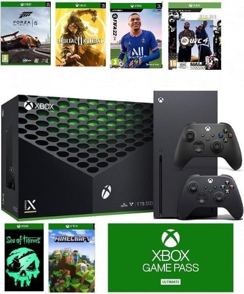 Купить Xbox Series X + геймпад + Game Pass Ultimate + Forza 5 + UFC 4 ...