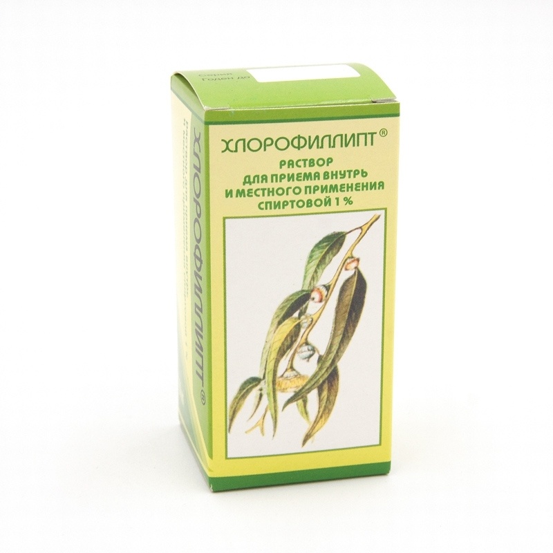ХЛОРОФИЛЛИПТ 1% 100мл р-р д/нар прим спирт