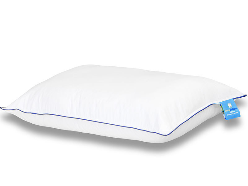 Купить Askona подушка Sleep Professor Indigo M 60x37 см, пух ...