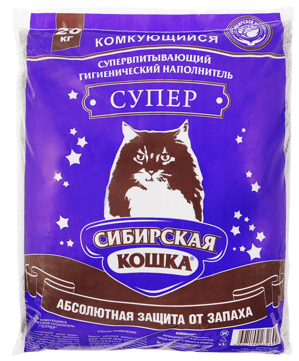 Купить Сибирская Кошка Супер комкующийся 20 кг в кредит в Алматы ...