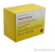 Тиогамма 600мг (тиоктовая кислота) №60 таблетки