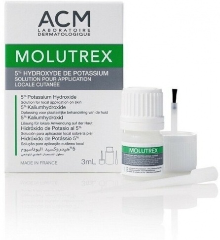 МОЛЮТРЕКС 3мл р-р д/мест прим Д/УДАЛ КОНТАГИОЗНОГО МОЛЛЮСКА