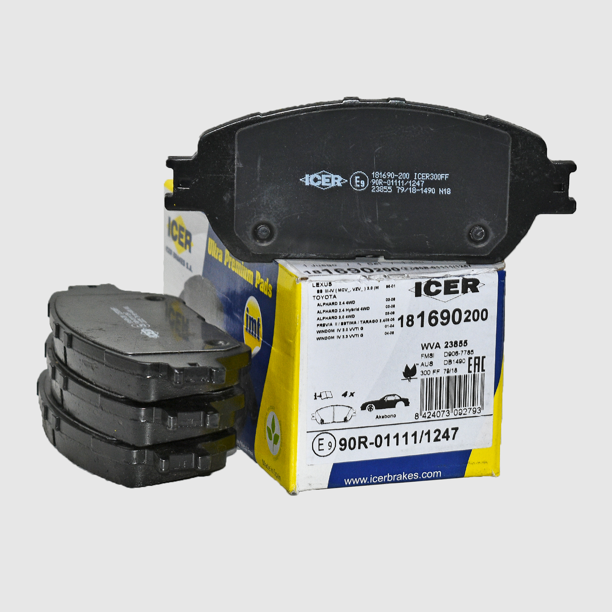 Передние колодки ICER 181764. Передние колодки ICER 181762. ICER 181764. Картинки ICER.