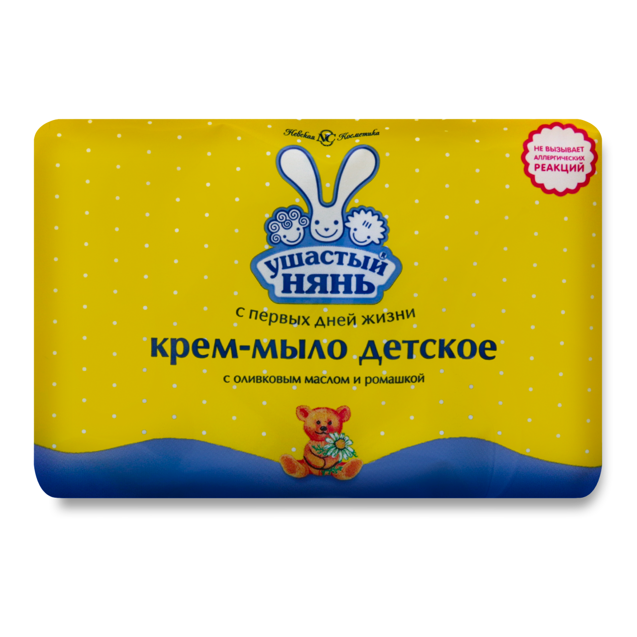 Купить Кусковое мыло детское Ушастый нянь с оливковым маслом и ромашкой ...