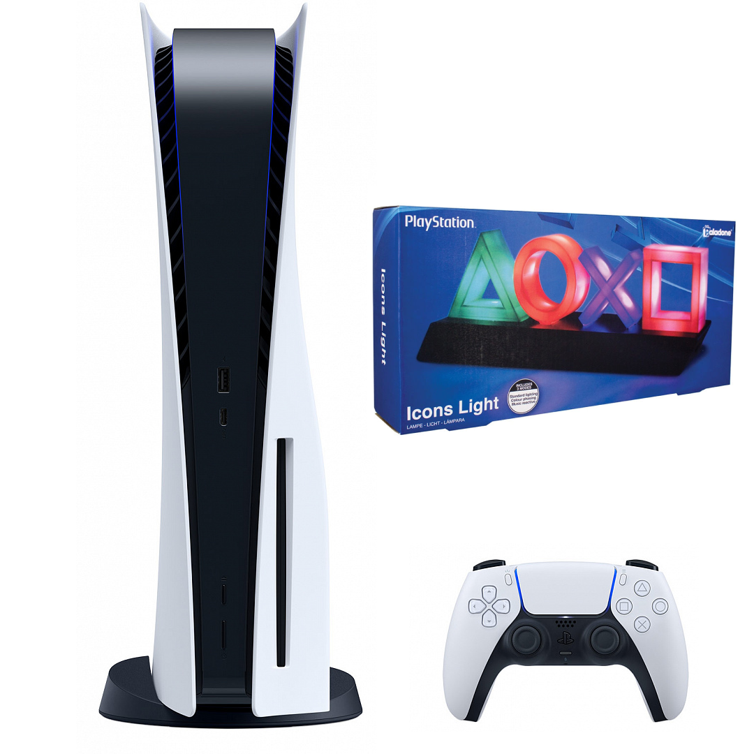 Купить Sony PlayStation 5 белый + подсветка в кредит в Алматы – Kaspi ...