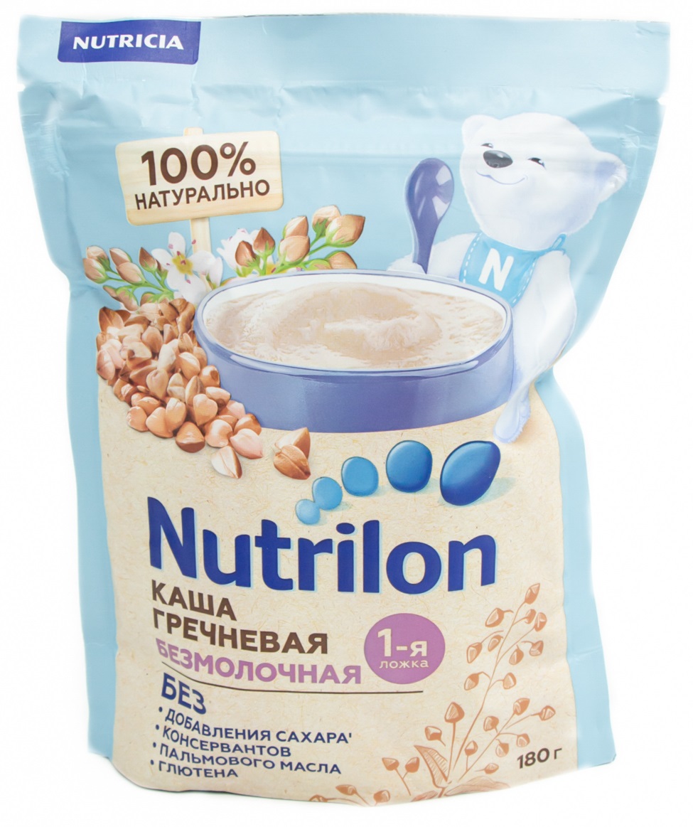 Купить Nutrilon Гречневая Безмолочная 1-я Ложка 180 г в кредит в Алматы ...