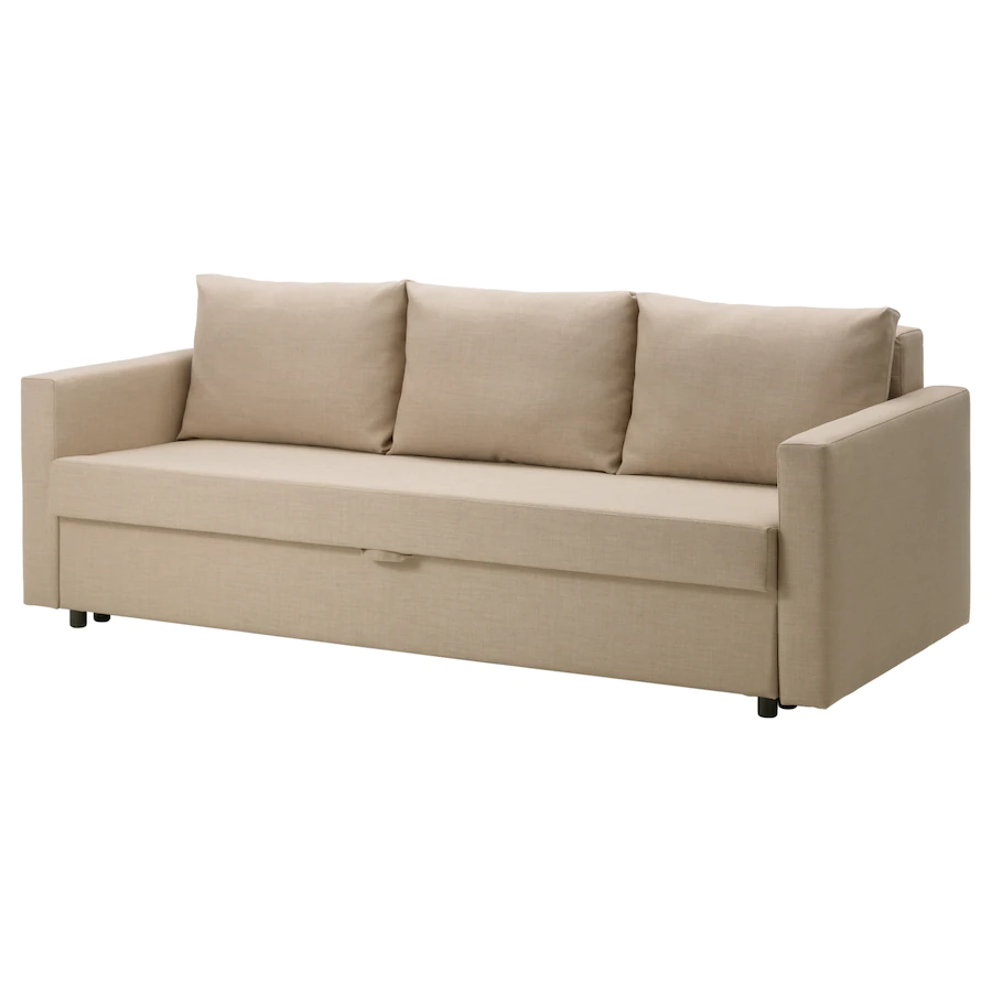 Купить IKEA Фрихетэн 10411553 диван, обивка ткань, 84x224x95, бежевый в ...