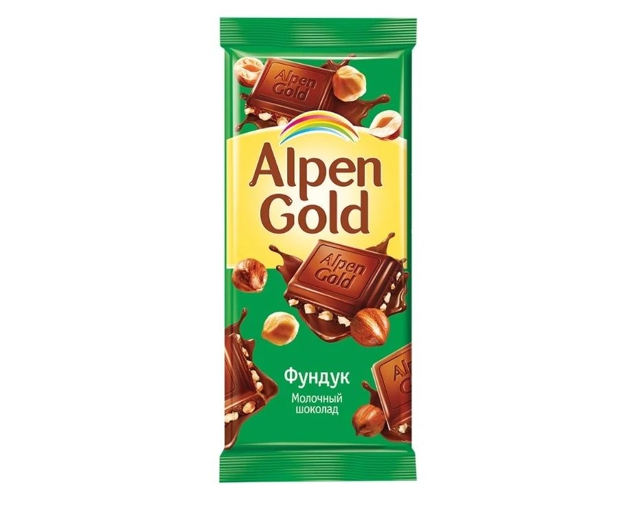 Купить Alpen Gold шоколадная плитка молочный, фундук 85 г в кредит в ...