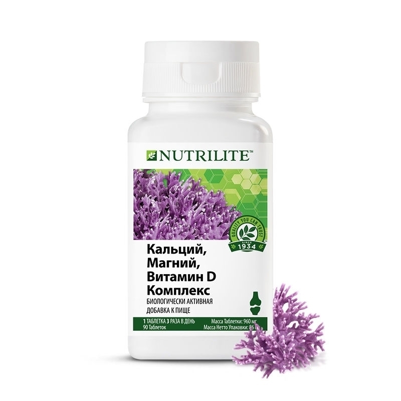 Купить Amway витамин Nutrilite Кальций Магний Витамин Д Комплекс 960 мг ...