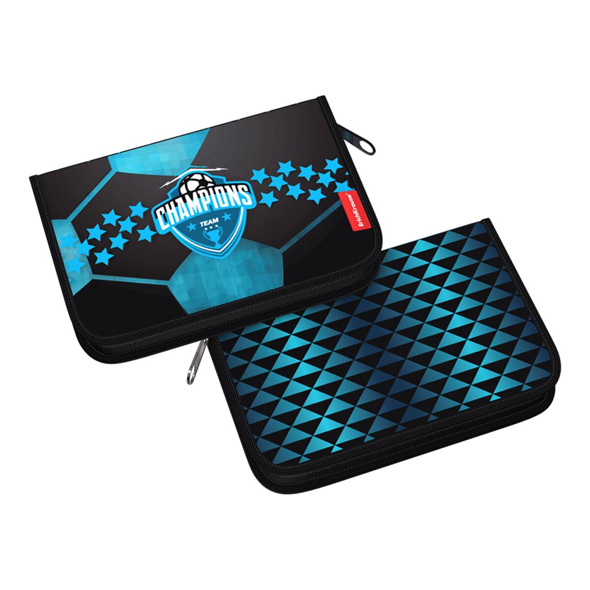 Купить Erich Krause Champions 52555 пенал створчатый, застежка молния ...