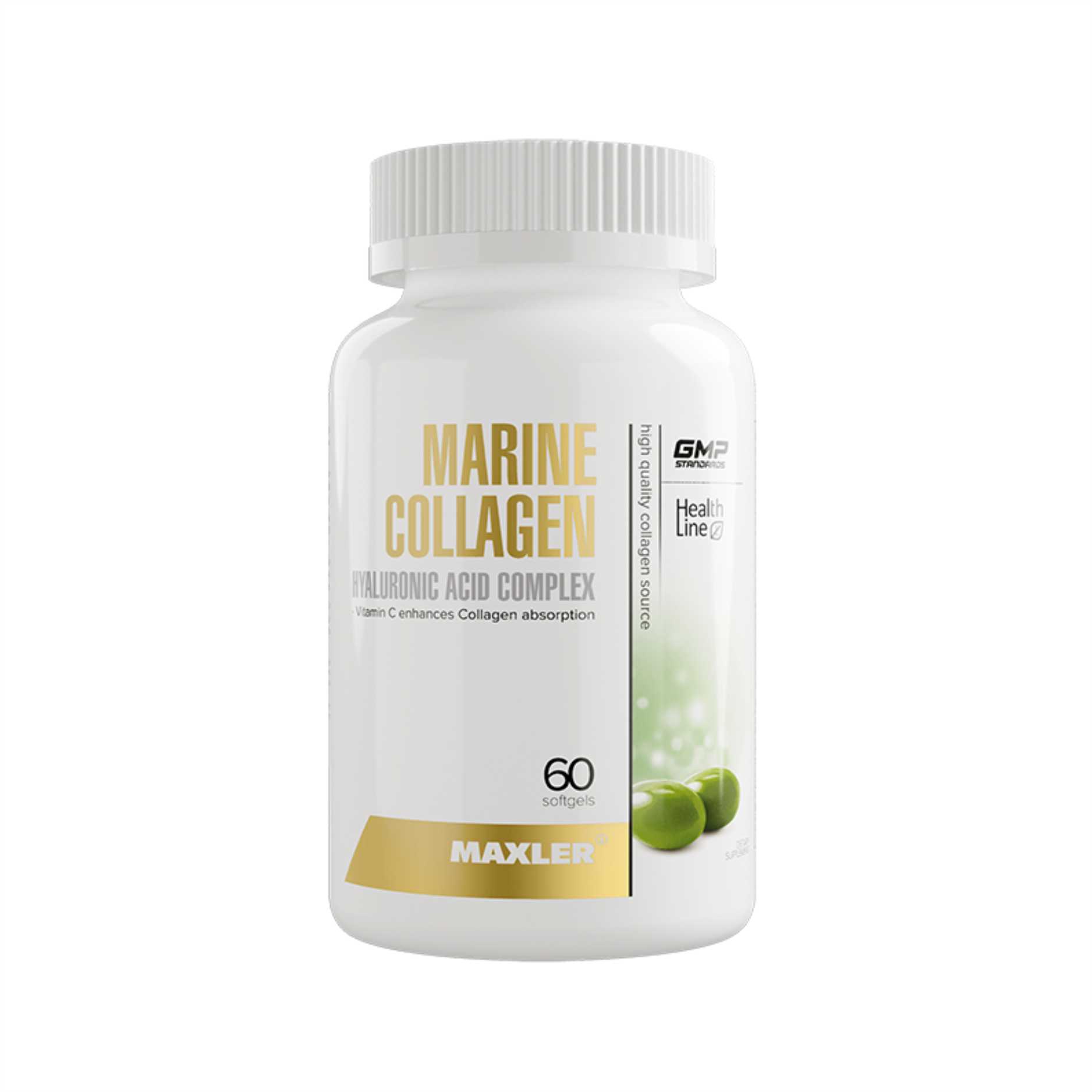 Купить Maxler Marine Collagen Hyaluronic Acid Complex 60 капсул в ...