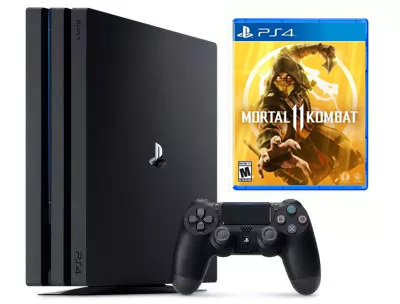 Купить Sony Playstation 4 Pro 1Tb черный + Mortal Kombat 11 в кредит в ...