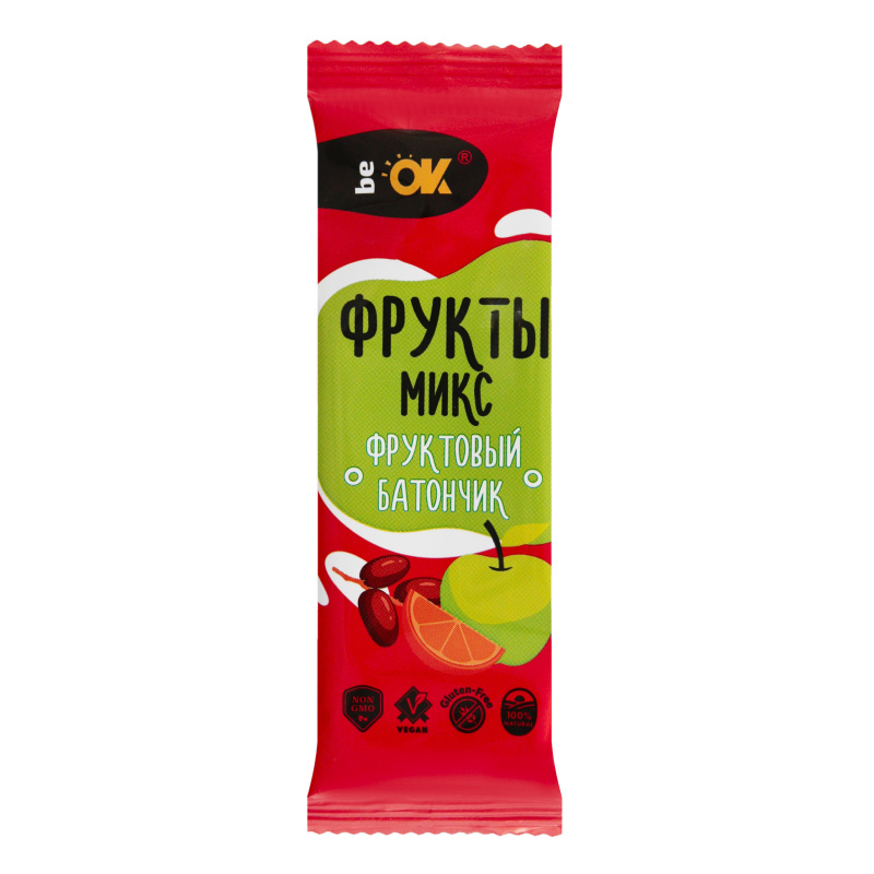 Купить Bio Elite батончик фруктово-ореховый со вкусом яблоки, апельсин ...