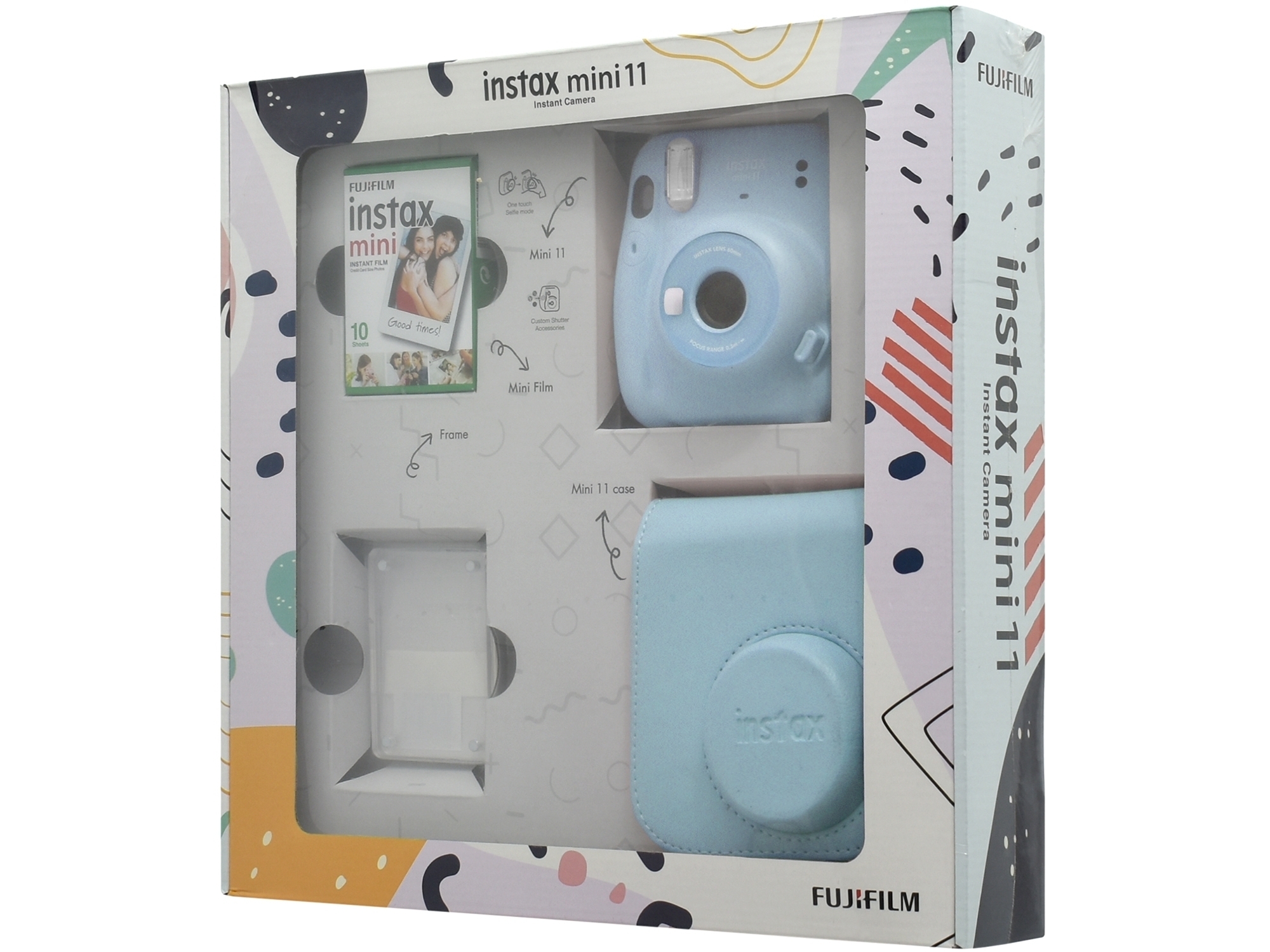 Купить Fujifilm Instax mini 11 ACR. FRAME голубой в кредит в Алматы ...