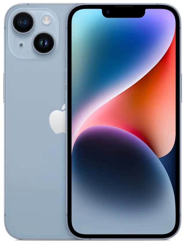 Купить Apple iPhone 14 128Gb Dual Sim голубой в кредит в Алматы – Kaspi ...
