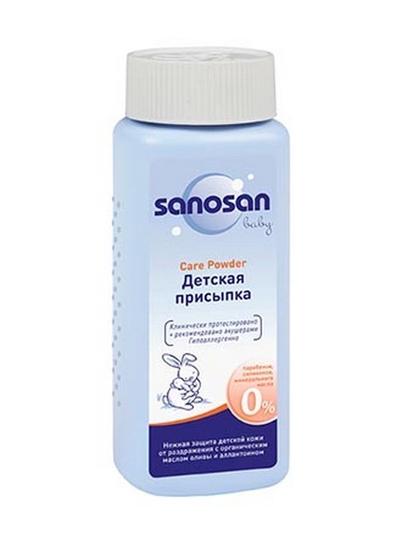 Купить Sanosan Детская присыпка, 100 г в кредит в Алматы – Kaspi Магазин
