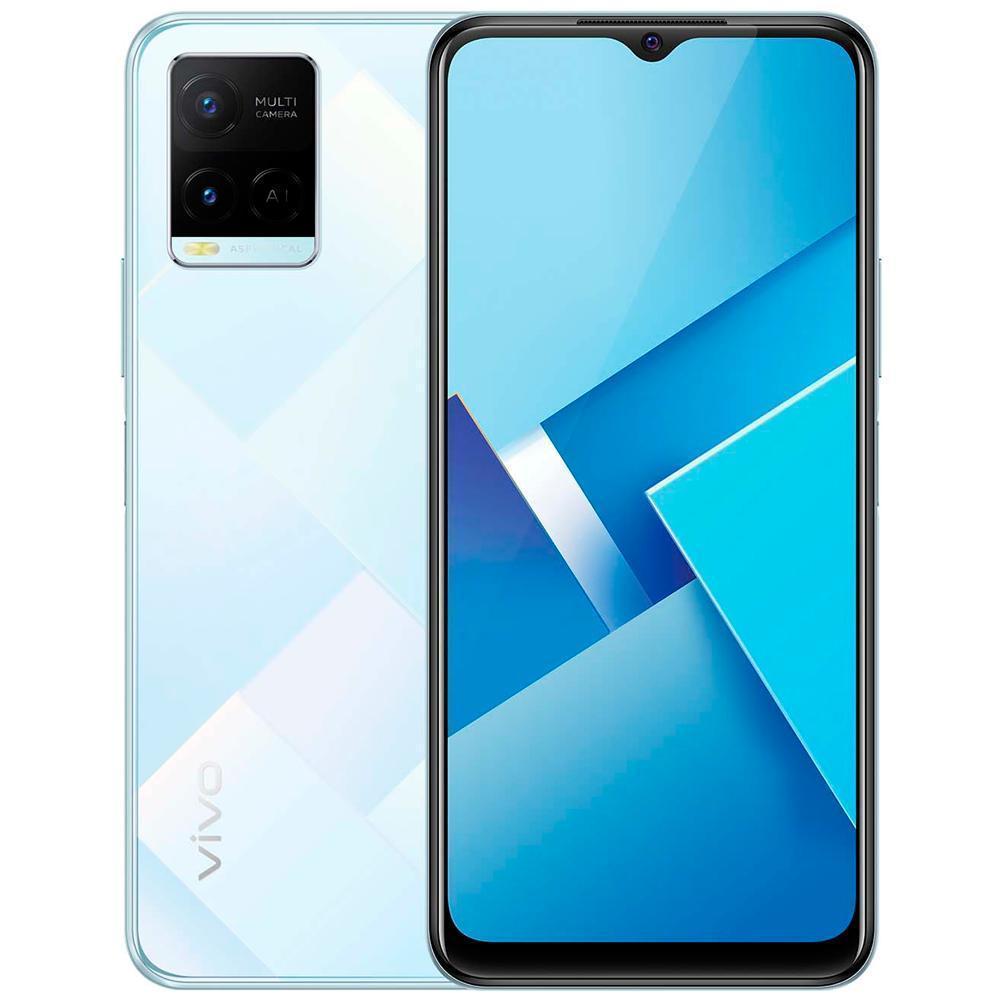 Купить Vivo Y21 4 ГБ/64 ГБ голубой в кредит в Алматы – Kaspi Магазин