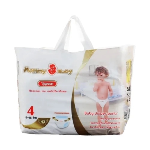 Купить Mommy Baby трусики 9-15 кг, 42 шт, L в кредит в Алматы – Kaspi ...
