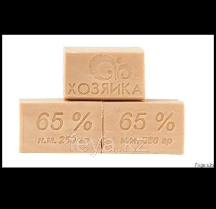 Купить Кусковое мыло хозяйственное ПМП Хозяйка 65% 300 г в кредит в ...