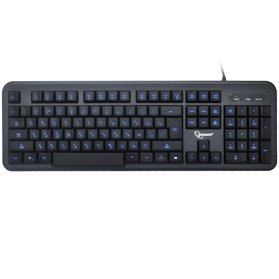 Купить Gembird KB-200L USB черный в кредит в Алматы – Kaspi Магазин